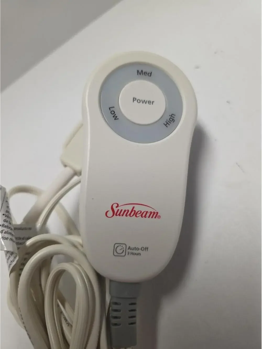 Sunbeam Style M85AP  3-Prong Electric Heated Blanket Control Controller TESTED